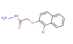 2-[(1-bromo-2-naphthyl)oxy]acetohydrazide