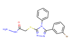 2-{[5-(3-bromophenyl)-4-phenyl-4h-1,2,4-triazol-3-yl]thio}acetohydrazide