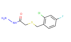 2-[(2-chloro-4-fluorobenzyl)thio]acetohydrazide