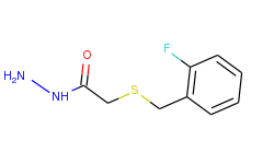 2-[(2-fluorobenzyl)thio]acetohydrazide