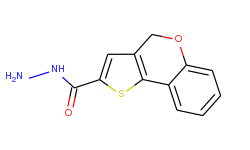 4H-[1]-Benzopyrano[4,3-b]thiophene-2-carboxylic acid hydrazide