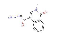 1,2-Dihydro-2-methyl-1-oxo-4-isoquinolinecarboxylic acid hydrazide