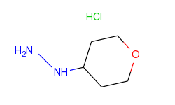 1-(tetrahydro-2H-pyran-4-yl)hydrazine hydrochloride