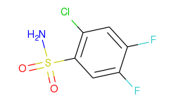 2-chloro-4,5-difluorobenzenesulfonamide