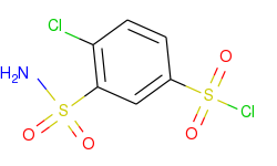 2-chloro-5-(chlorosulfonyl)-benzenesulfonamide