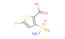 3-(aminosulfonyl)-5-chlorothiophene-2-carboxylic acid