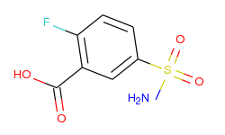 2-fluoro-5-sulfamoyl-benzoic acid
