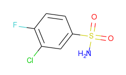 3-chloro-4-fluorobenzenesulfonamide