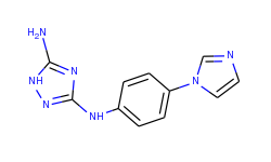 N3-(4-(1H-Imidazol-1-yl)phenyl)-1H-1,2,4-triazole-3,5-diamine