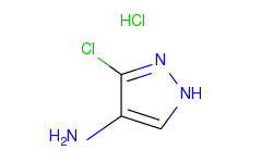 Pyrazole, 4-amino-3-chloro-, hydrochloride