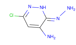 3(2H)-Pyridazinone, 4-amino-6-chloro-, hydrazone