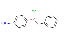 Benzenamine, 4-(phenylmethoxy)-, hydrochloride