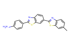 Benzenamine, 4-(6-methyl[2,6'-bibenzothiazol]-2'-yl)-