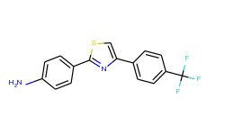 4-(4-(4-(Trifluoromethyl)phenyl)thiazol-2-yl)benzenamine