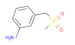 Benzenamine, 3-[(methylsulfonyl)methyl]-