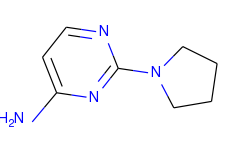 2-(pyrrolidinyl)pyrimidin-4-amine