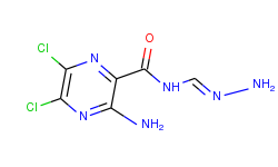 Pyrazinecarboxamide, 3-amino-N-(aminoiminomethyl)-5,6-dichloro-