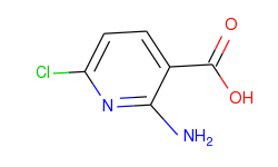 3-Pyridinecarboxylic acid, 2-amino-6-chloro-