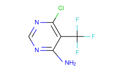 4-Pyrimidinamine, 6-chloro-5-(trifluoromethyl)-