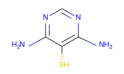 4,6-diamino-5-pyrimidinethiol