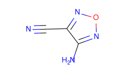 1,2,5-Oxadiazole-3-carbonitrile, 4-amino-
