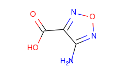 1,2,5-Oxadiazole-3-carboxylic acid, 4-amino-