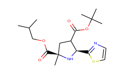 4-(tert-butyl) 2-methyl (2r,5s)-2-isobutyl-5-(1,3-thiazol-2-yl)tetrahydro-1h-pyrrole-2,4-dicarboxyla