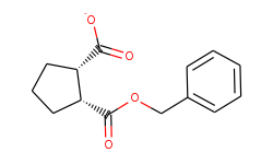 1,2-Cyclopentanedicarboxylic acid, mono(phenylmethyl) ester, cis-