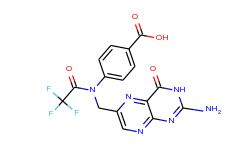 4-(N-((2-Amino-4-oxo-3,4-dihydropteridin-6-yl)methyl)-2,2,2-trifluoroacetamido)benzoic acid