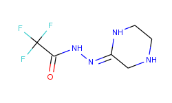 Acetic acid, trifluoro-, (2Z)-piperazinylidenehydrazide