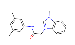 1-(2-(3,5-DIMETHYLANILINO)-2-OXOETHYL)-3-METHYL-3H-BENZIMIDAZOL-1-IUM IODIDE