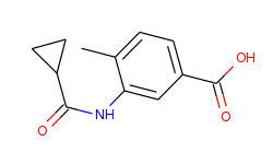 3-[(cyclopropylcarbonyl)amino]-4-methylbenzoic acid