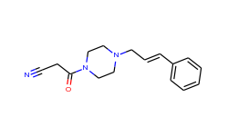 3-oxo-3-{4-[(2e)-3-phenylprop-2-en-1-yl]piperazin-1-yl}propanenitrile