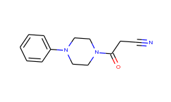 3-oxo-3-(4-phenylpiperazino)propanenitrile