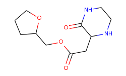 tetrahydro-2-furanylmethyl 2-(3-oxo-2-piperazinyl)acetate