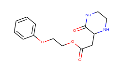 2-phenoxyethyl 2-(3-oxo-2-piperazinyl)acetate