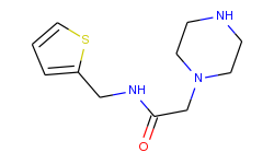 2-piperazin-1-yl-n-(thien-2-ylmethyl)acetamide