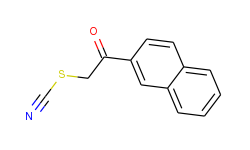 2-(2-naphthyl)-2-oxoethyl thiocyanate