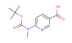 6-((tert-Butoxycarbonyl)(methyl)amino)nicotinic acid