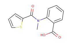 2-[methyl(thien-2-ylcarbonyl)amino]benzoic acid