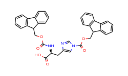 L-Histidine, N,1-bis[(9H-fluoren-9-ylmethoxy)carbonyl]-