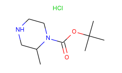 2-methyl-1-Piperazinecarboxylic acid 1,1-dimethylethyl ester hcl