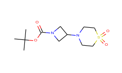 3-(1,1-Dioxo-1-thiomorpholine-4-yl)azetidine-1-carboxylic acid tert-butyl ester