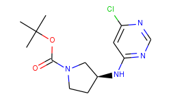 (S)-3-(6-Chloro-pyrimidin-4-ylamino)-pyrrolidine-1-carboxylic acid tert-butyl ester