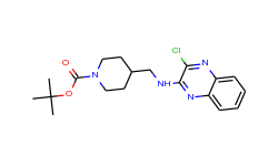 4-[(3-Chloro-quinoxalin-2-ylamino)- methyl]-piperidine-1-carboxylic acid tert-butyl ester