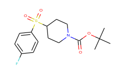 4-(4-Fluoro-benzenesulfonyl)-piperidine-1-carboxylic acid tert-butyl ester