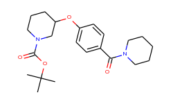 3-[4-(Piperidine-1-carbonyl)-phenoxy]-piperidine-1-carboxylic acid tert-butyl ester