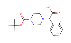 2-(4-Boc-piperazinyl)-2-(2-fluorophenyl)acetic acid