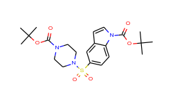 tert-Butyl 5-((4-(tert-butoxycarbonyl)piperazin-1-yl)sulfonyl)-1H-indole-1-carboxylate
