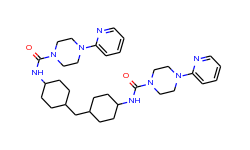 N,N'-(Methylenedi-4,1-cyclohexanediyl)bis[4-(2-pyridinyl)-1-piperazinecarboxamide]